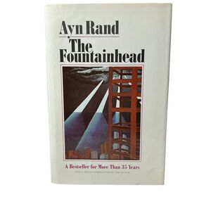 Ayn Rand The Fountainhead Hardcover Book 25th Anniversary Edition (1983)